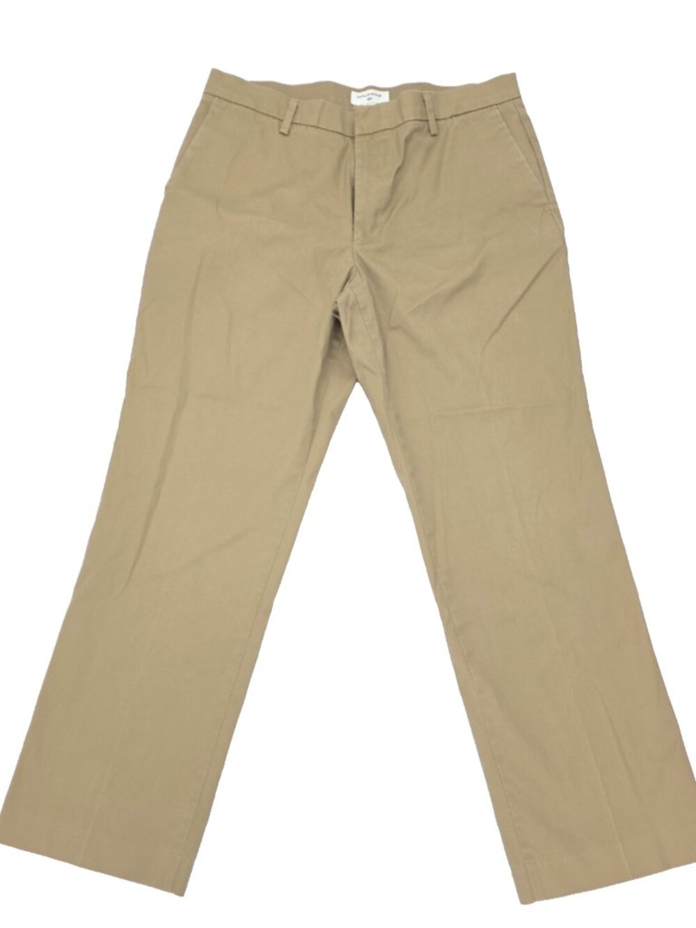 Dockers Chino Pants Mens 34x30 Khaki Brown Flat Front Straight Fit Casual Preppy